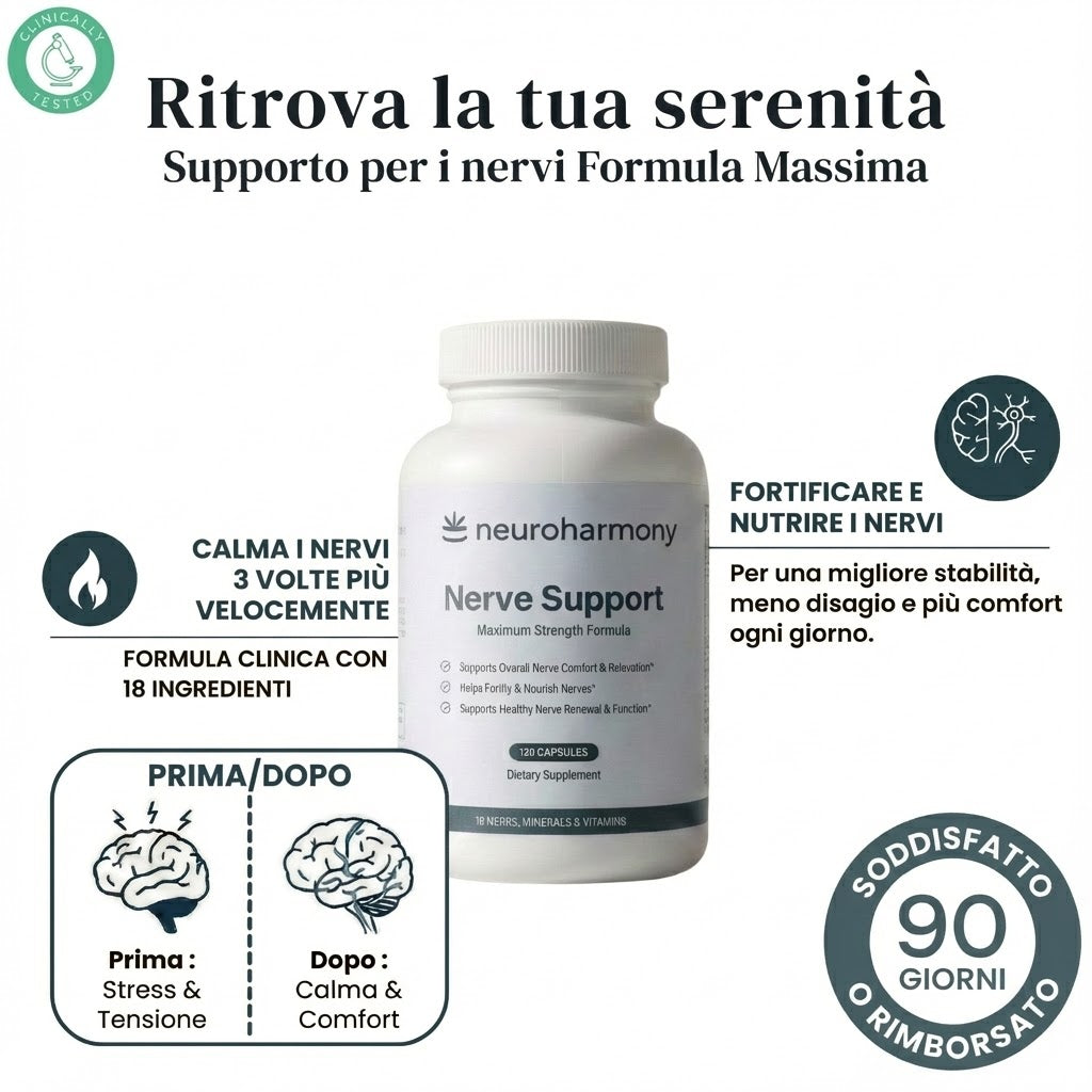 Neuroharmony – Ritrovate il comfort nervoso quotidiano, naturalmente
